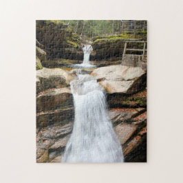 Wasserfall Sabbaday White Mountains Foto Puzzle