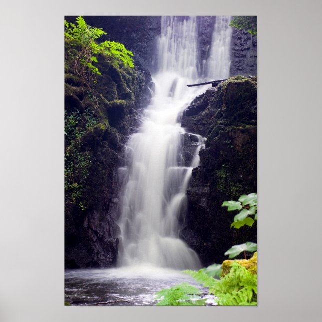 Wasserfall, Schottland Poster (Vorne)