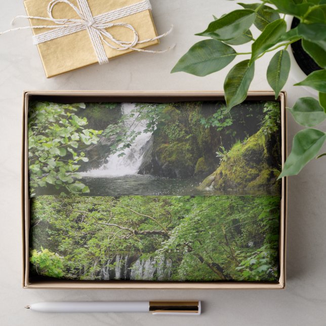 WASSERFALL   SEIDENPAPIER (Geschenk)