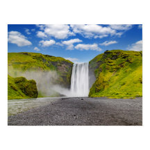 Wasserfall Skogafoss in Island