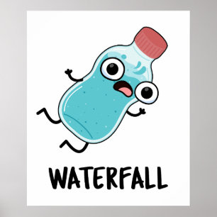 Wasserfall Sonnenwasserpuppe Poster