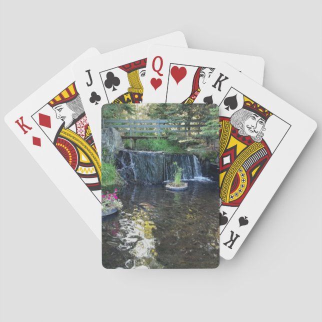 Wasserfall Spielkarten (Rückseite)