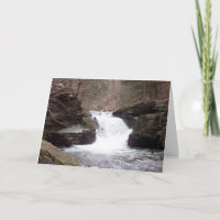 Wasserfall-Sympathiekarte