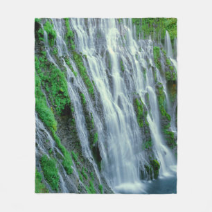 Wasserfall Szene, Kalifornien Fleecedecke