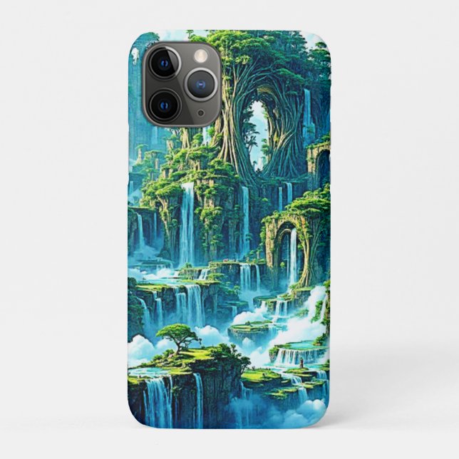 Wasserfall Trek Kingdom Dream Case-Mate iPhone Hülle (Rückseite)
