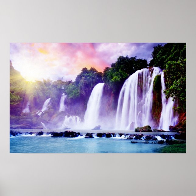 Wasserfall Tropicana Poster (Vorne)