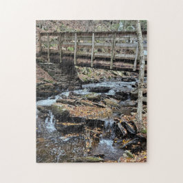 Wasserfall- und Brückenrätsel Puzzle