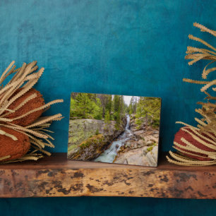Wasserfall und Fluss Cascade Fotoplatte