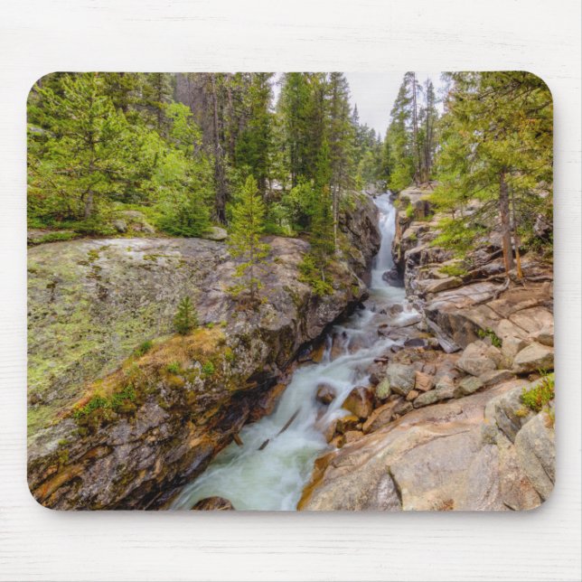 Wasserfall und Fluss Cascade Mousepad (Vorne)