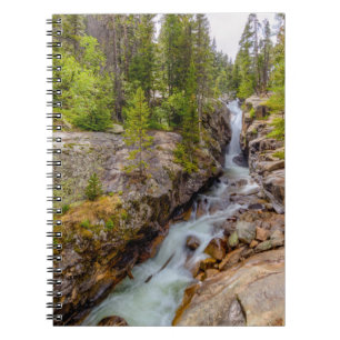 Wasserfall und Fluss Cascade Notizblock