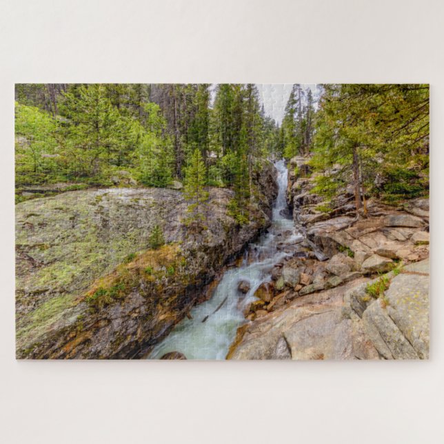 Wasserfall und Fluss Cascade Puzzle (Horizontal)