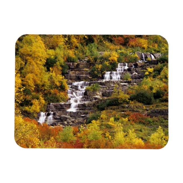 Wasserfall unterhalb des Berges Cannon im Glacier  Magnet (Horizontal)