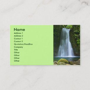 Wasserfall Visitenkarte