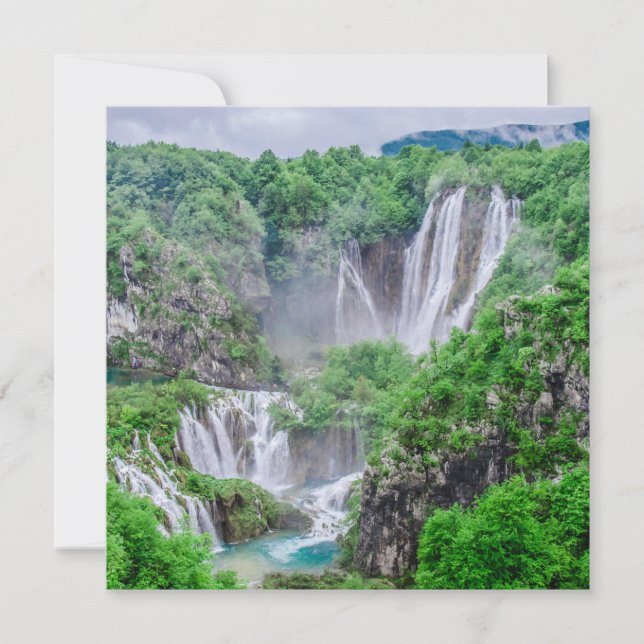 Wasserfall von Plitvicer Seen (Vorderseite)