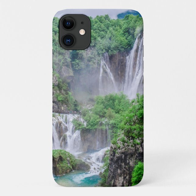 Wasserfall von Plitvicer Seen Case-Mate iPhone Hülle (Rückseite)