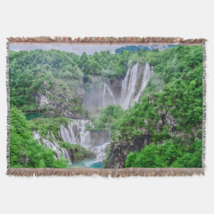 Wasserfall von Plitvicer Seen Decke