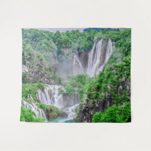 Wasserfall von Plitvicer Seen Wandteppich