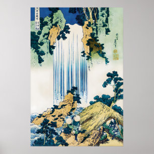 Wasserfall von Yoro in der Provinz Mino Japanische Poster