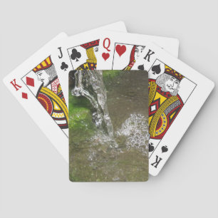 Wasserfall-Wasserfall Bubbling Water Playing Cards Spielkarten