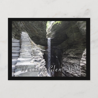 Wasserfall Wasserfall Watkins Glen Postkarte