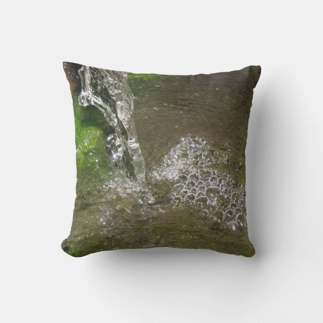 Wasserfall-Wasserkissen Kissen (Vorderseite)