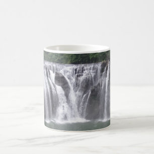 Wasserfall Weißer Kaffee Tasse