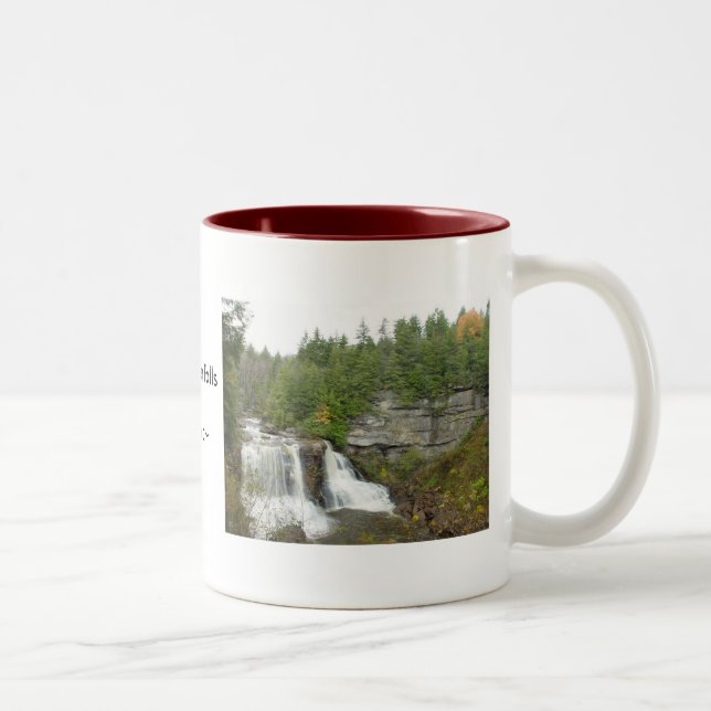 Wasserfall West Virginia Tasse (Rechts)