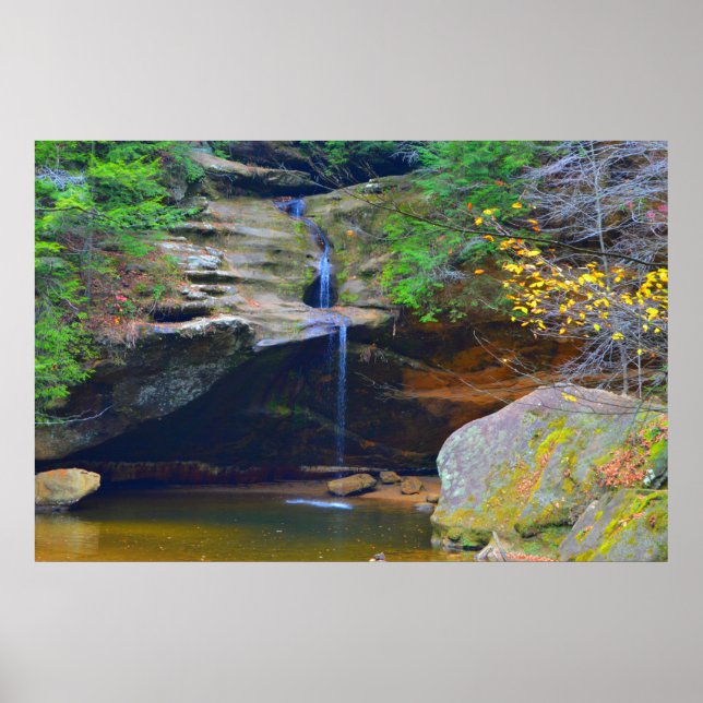 Wasserfall Wunderbar Poster (Vorne)