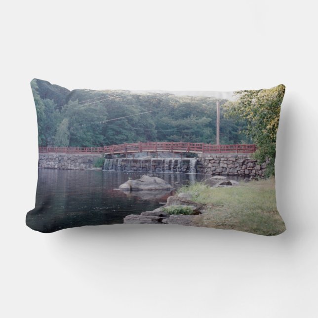 Wasserfallbrücke Lendenkissen (Vorderseite)