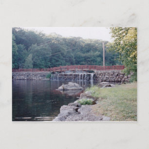 Wasserfallbrücke Postkarte