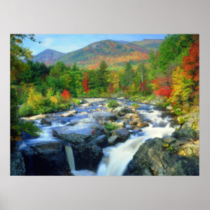 Wasserfälle   Adirondack Mountains Poster