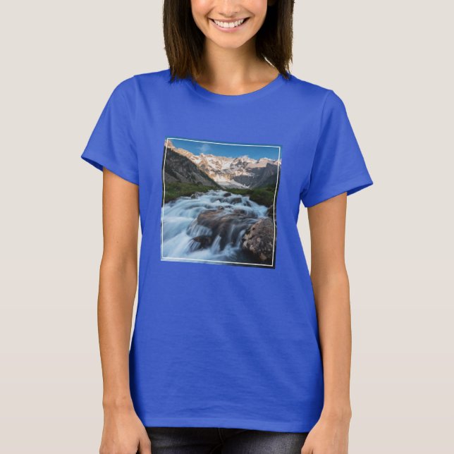 Wasserfälle | Aviolo Lake, Italien T-Shirt (Vorderseite)