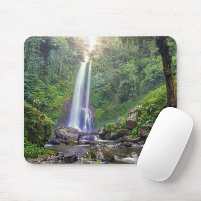Wasserfälle | Bali, Indonesien Mousepad (Mit Mouse)