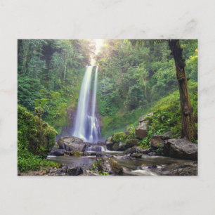 Wasserfälle   Bali, Indonesien Postkarte