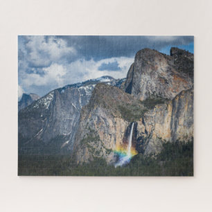 Wasserfälle   Bridal Veil Falls Yosemite Californi Puzzle