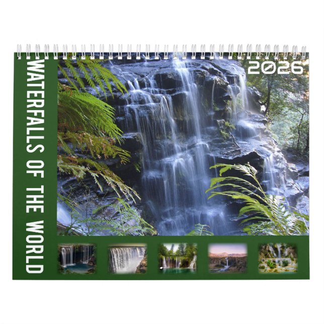 Wasserfälle der Welt 2026 Kalender (Titelbild)