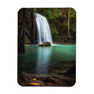 Wasserfälle Erawan Wasserfall, Thailand Magnet