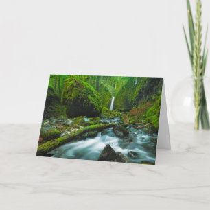 Wasserfälle Grotto Falls, Oregon Karte