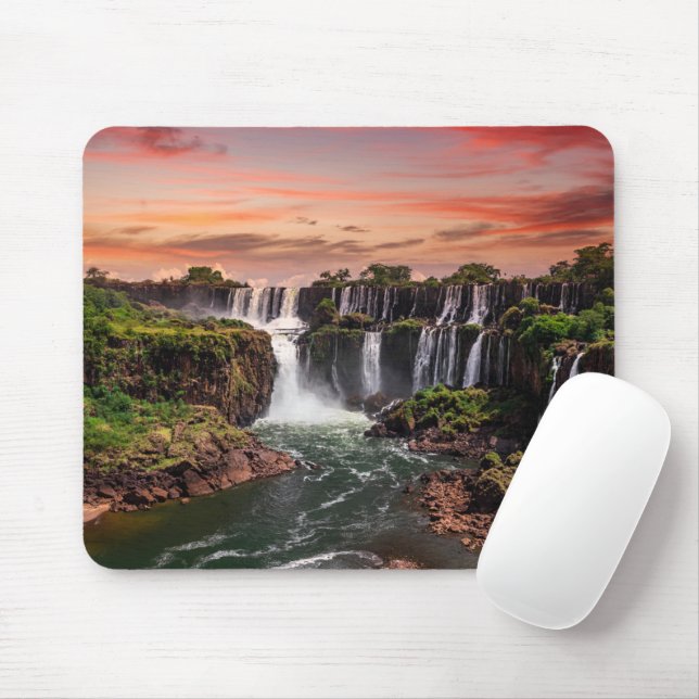 Wasserfälle | Iguacu-Nationalpark Mousepad (Mit Mouse)