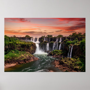 Wasserfälle Iguacu-Nationalpark Poster