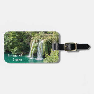 Wasserfälle im Nationalpark Plitvice - Kroatien Gepäckanhänger