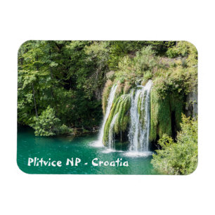 Wasserfälle im Nationalpark Plitvice - Kroatien Magnet