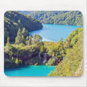 Wasserfälle im Nationalpark Plitvice - Kroatien Mousepad