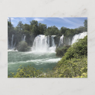 Wasserfälle in Bosnien und Herzegowina Postkarte