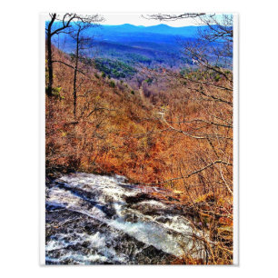 Wasserfälle in der Nähe von Ellijay, Georgia Fotodruck