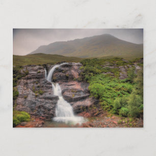 Wasserfälle in Glencoe Postkarte
