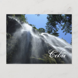 Wasserfälle in Oslob Cebu Postkarte