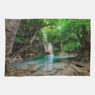 Wasserfälle Kanchanaburi, Thailand Geschirrtuch