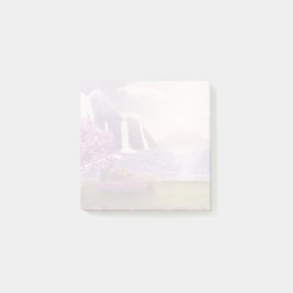 Wasserfälle & Kirchen Bäume am Lago Maggiore Post-it Klebezettel