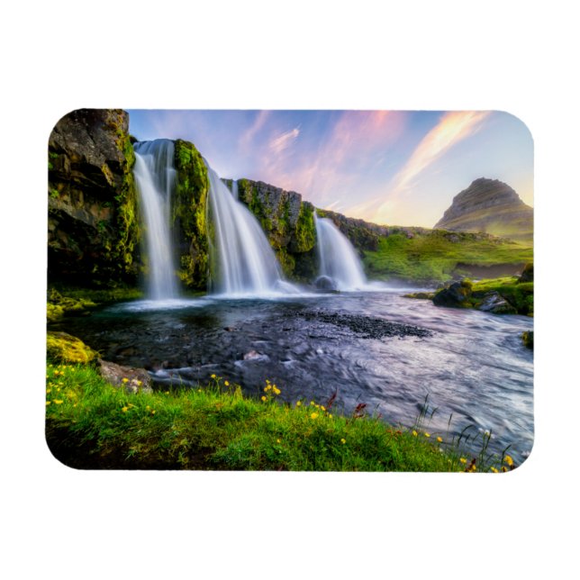 Wasserfälle | Kirkjufellsfoss, Island Magnet (Horizontal)